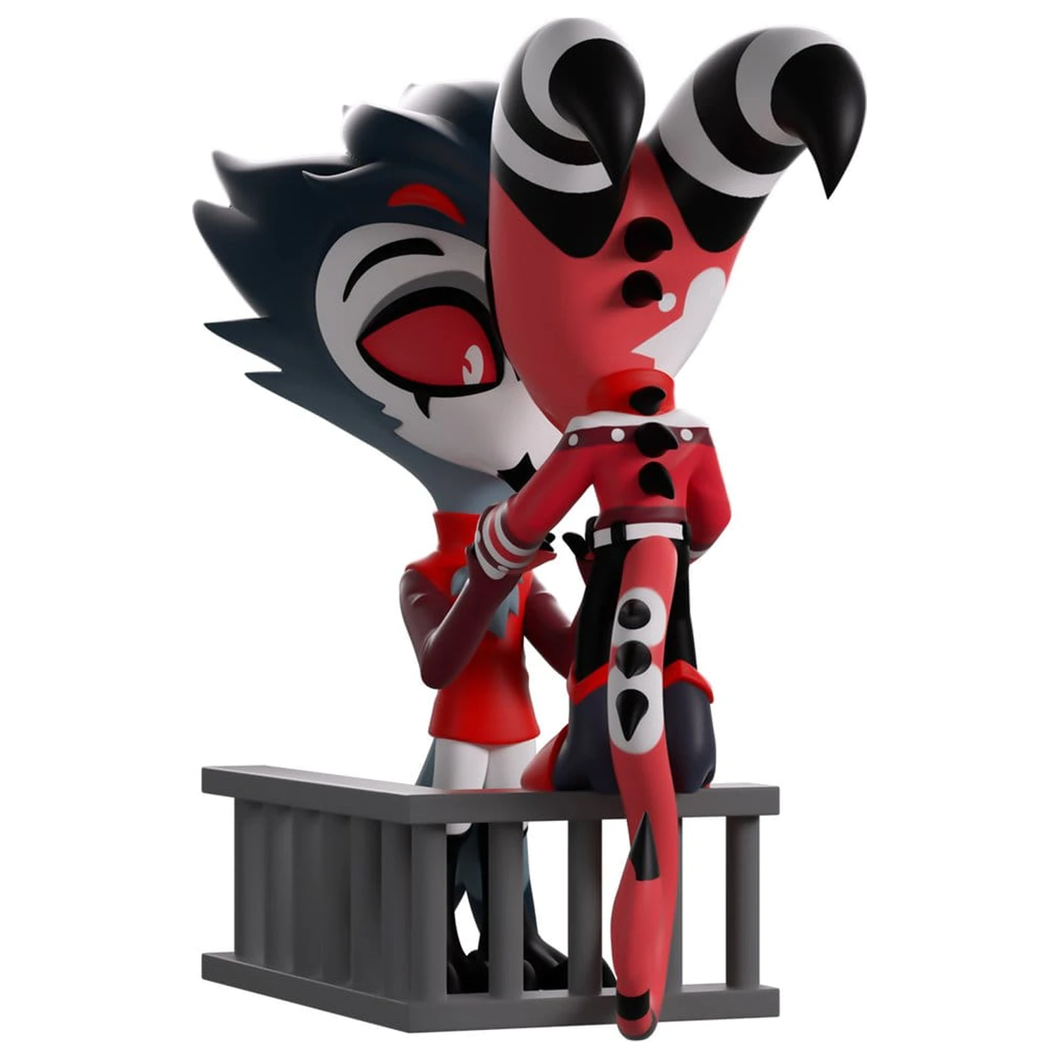 Helluva Boss Vinyl Figur Blitzo & Stolas 12 cm Produktfoto