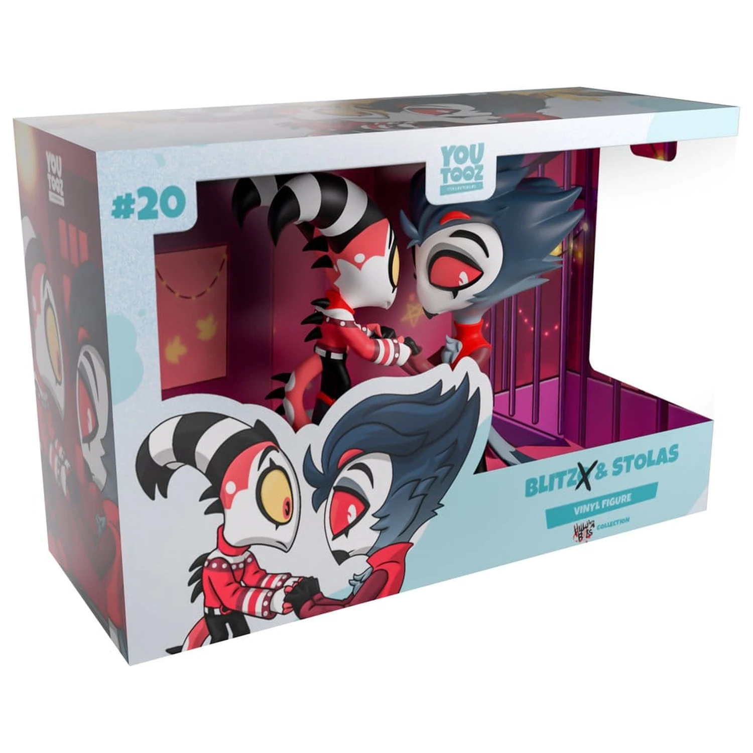 Helluva Boss Vinyl Figur Blitzo & Stolas 12 cm Produktfoto