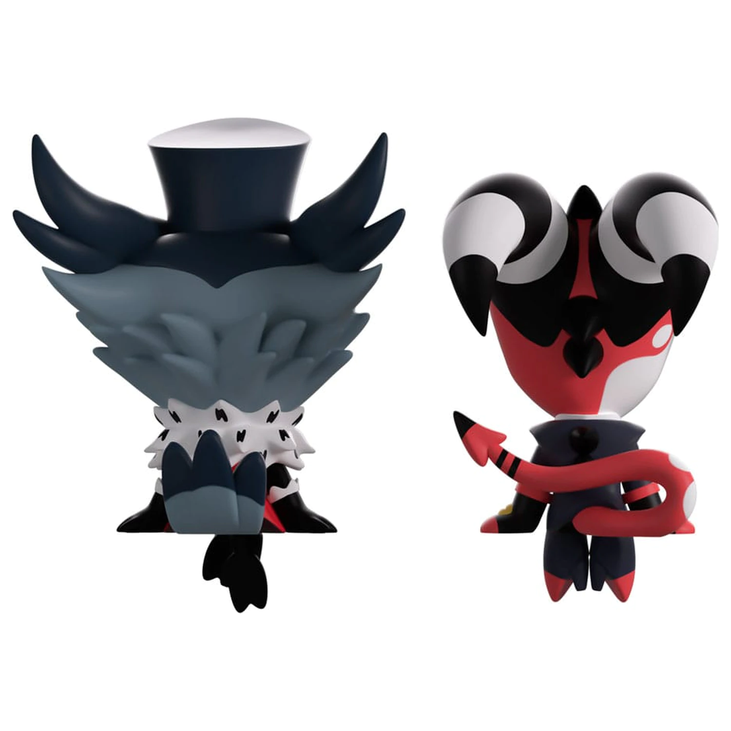 Helluva Boss Vinyl Figuren Blitzo & Stolas Monitor Buddiez Produktfoto