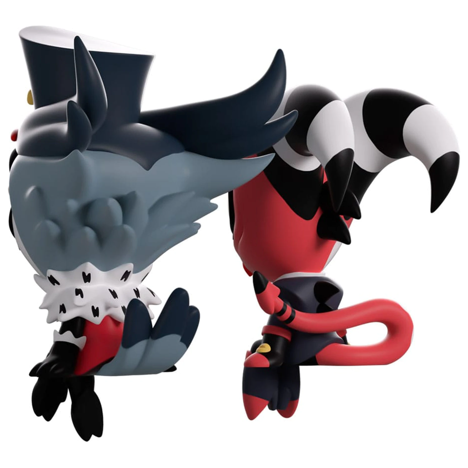 Helluva Boss Vinyl Figuren Blitzo & Stolas Monitor Buddiez Produktfoto