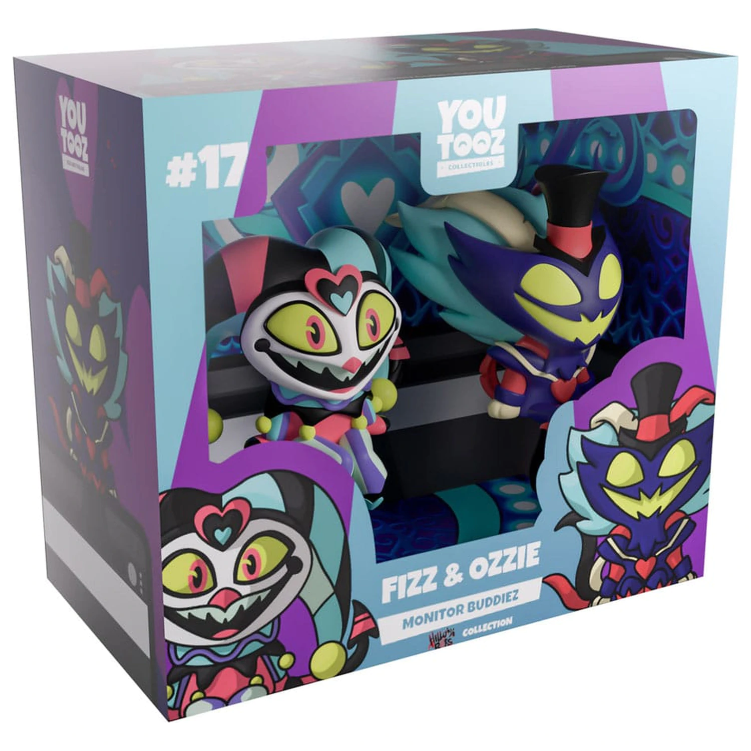 Helluva Boss Vinyl Figuren Fizz & Ozzie Monitor Buddiez Produktfoto