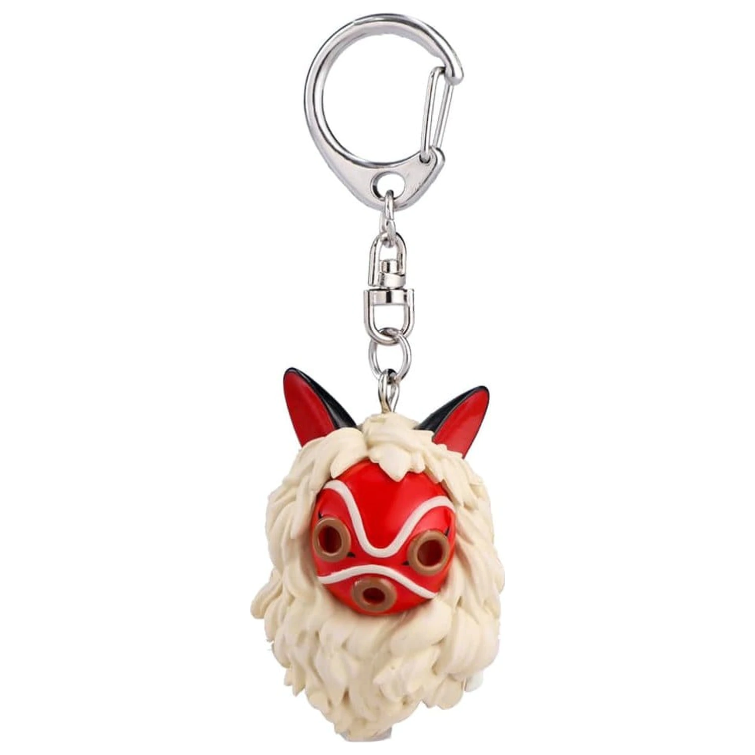 Princess Mononoke 3D Keychain San’s Mask and Kodama Produktfoto