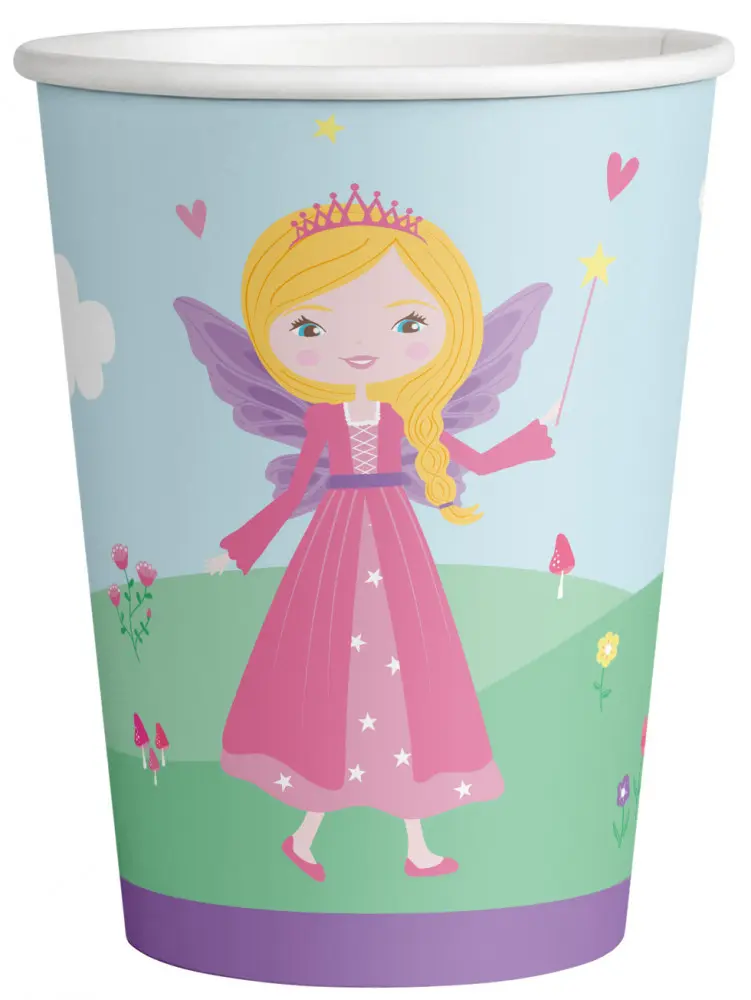 Princesses Papierbecher, 8 Stück, 250 ml Produktfoto