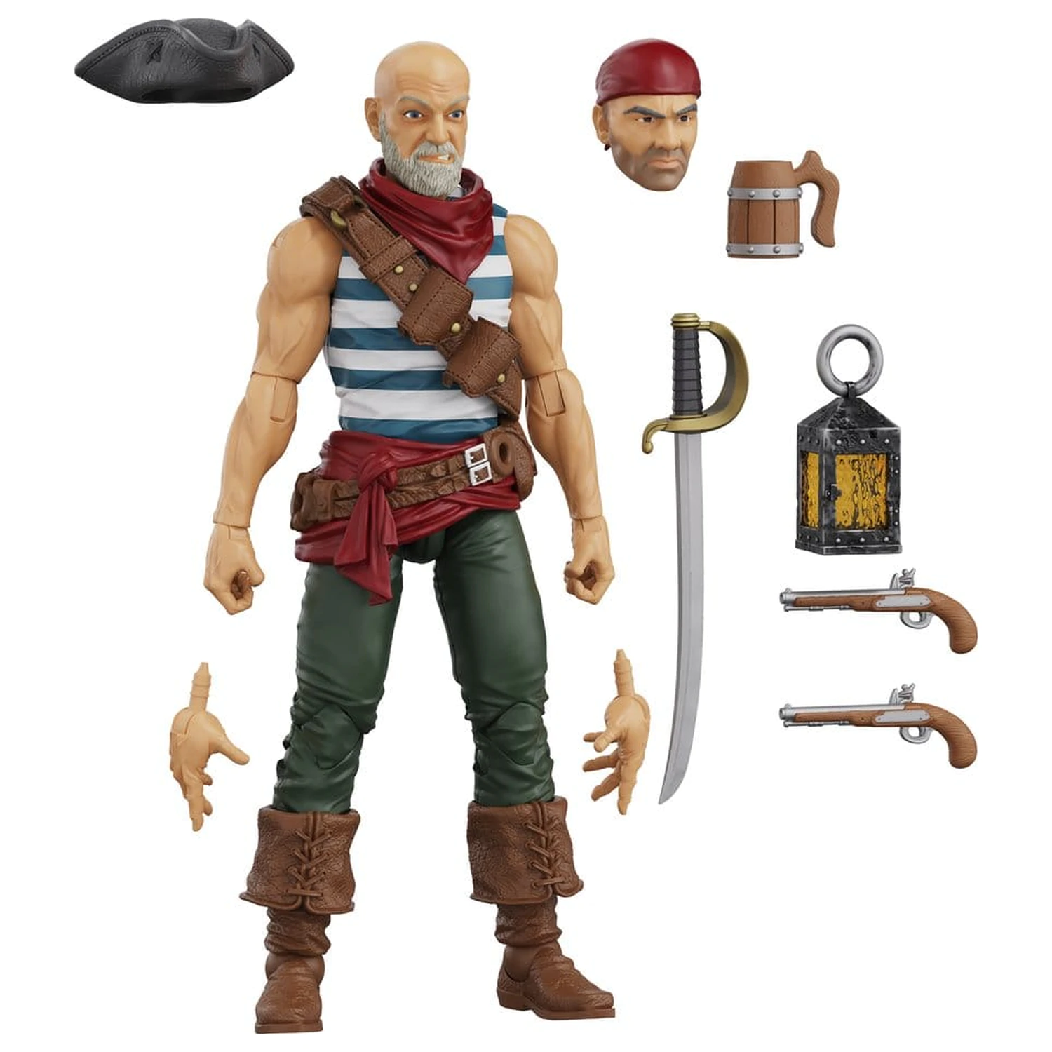 Hero H.A.C.K.S. Core Action Figur 1/18 Heroes and Villains Wave 1 Daniel Wright: Pirate Quartermaster Produktfoto