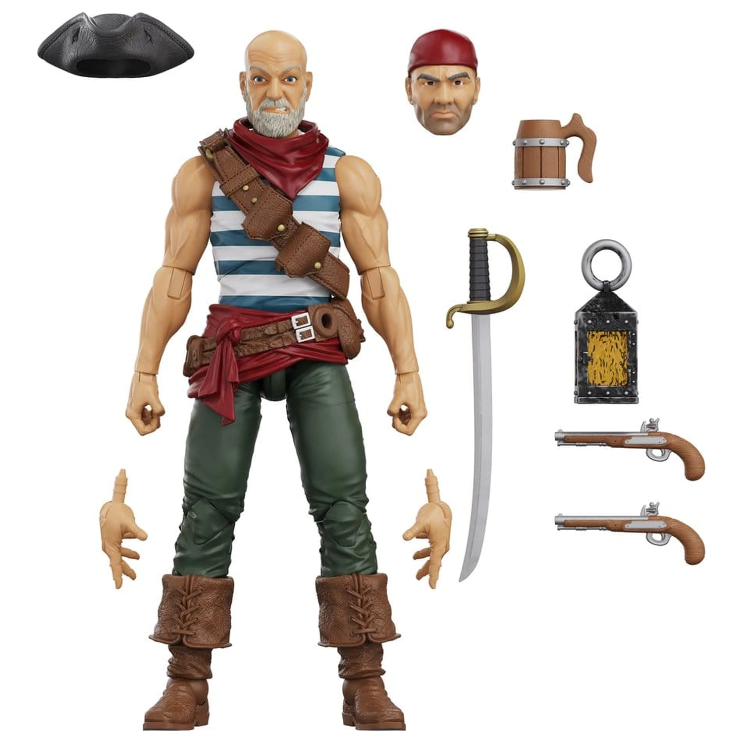 Hero H.A.C.K.S. Core Action Figur 1/18 Heroes and Villains Wave 1 Daniel Wright: Pirate Quartermaster Produktfoto