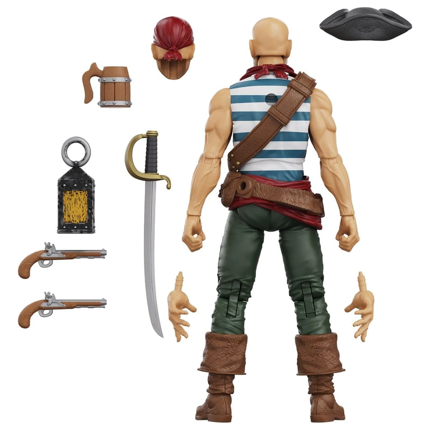 Hero H.A.C.K.S. Core Action Figur 1/18 Heroes and Villains Wave 1 Daniel Wright: Pirate Quartermaster Produktfoto