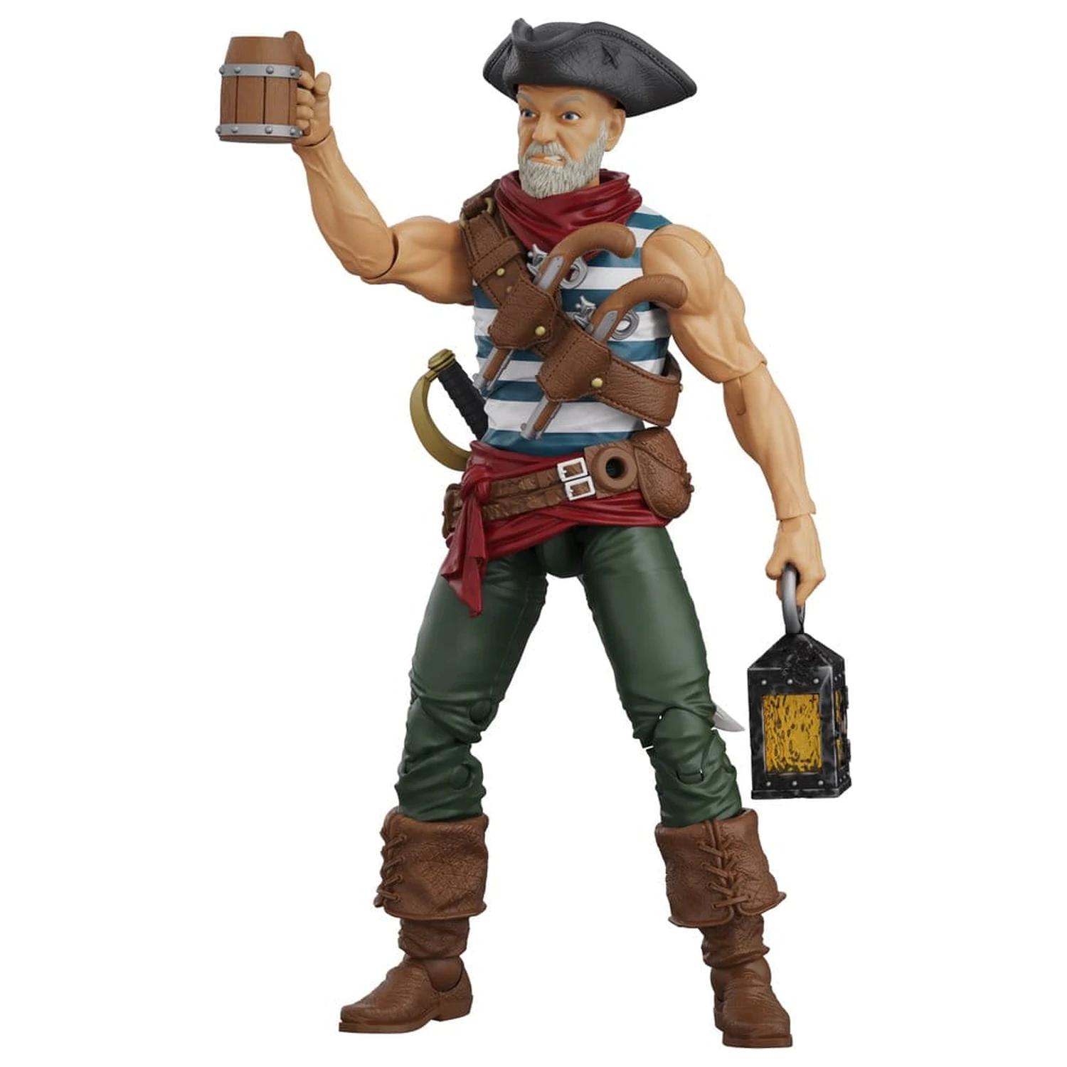 Hero H.A.C.K.S. Core Action Figur 1/18 Heroes and Villains Wave 1 Daniel Wright: Pirate Quartermaster Produktfoto