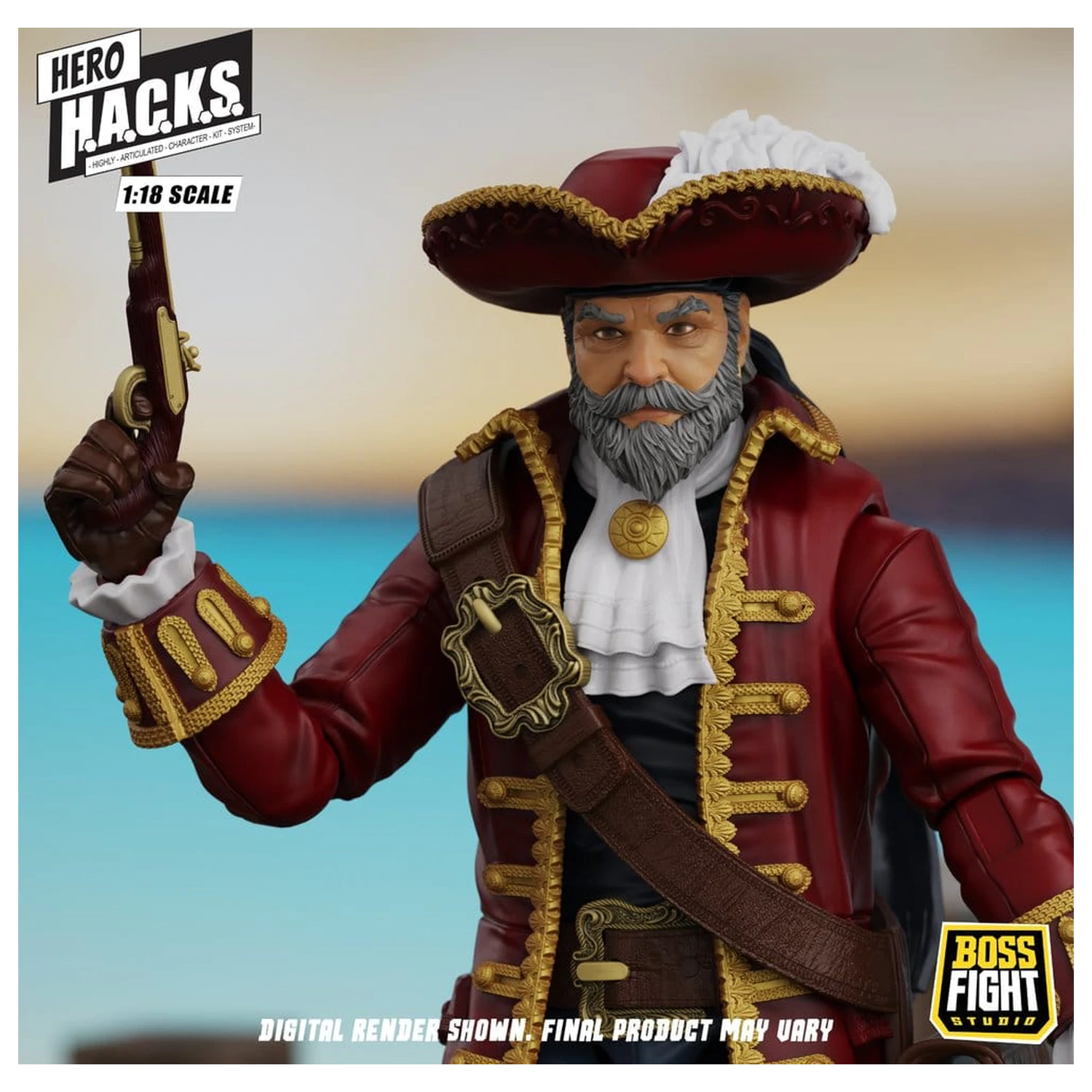 Hero H.A.C.K.S. Core Action Figur 1/18 Heroes and Villains Wave 1 John Bradford: Captain of the Temporal Voyager Produktfoto
