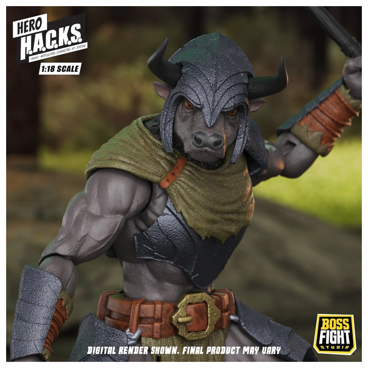 Hero H.A.C.K.S. Core Action Figur 1/18 Heroes and Villains Wave 1 Minos Auroxos: Labyrinthian Krieger Produktfoto