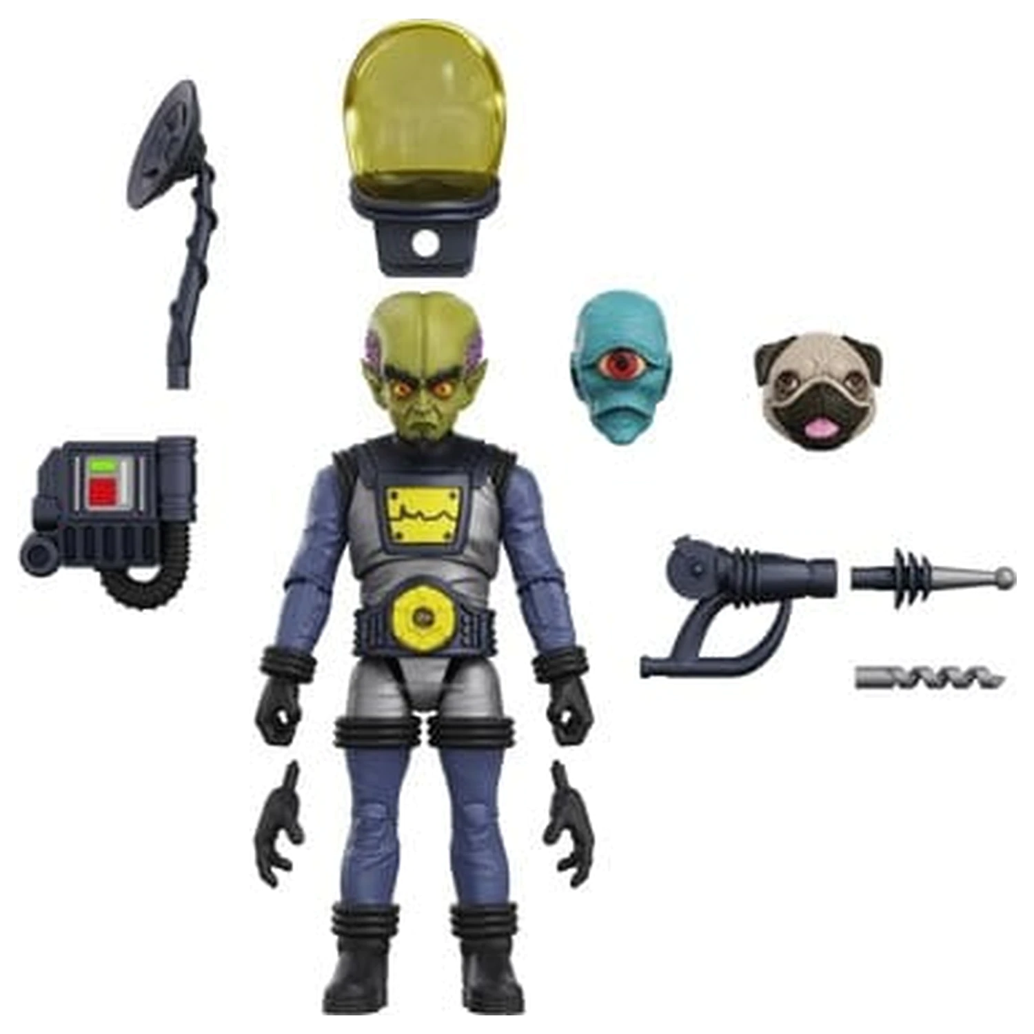 Hero H.A.C.K.S. Core Action Figur 1/18 Heroes and Villains Wave 1 Zarko Resources Inc.: Galactic Prospectors Produktfoto
