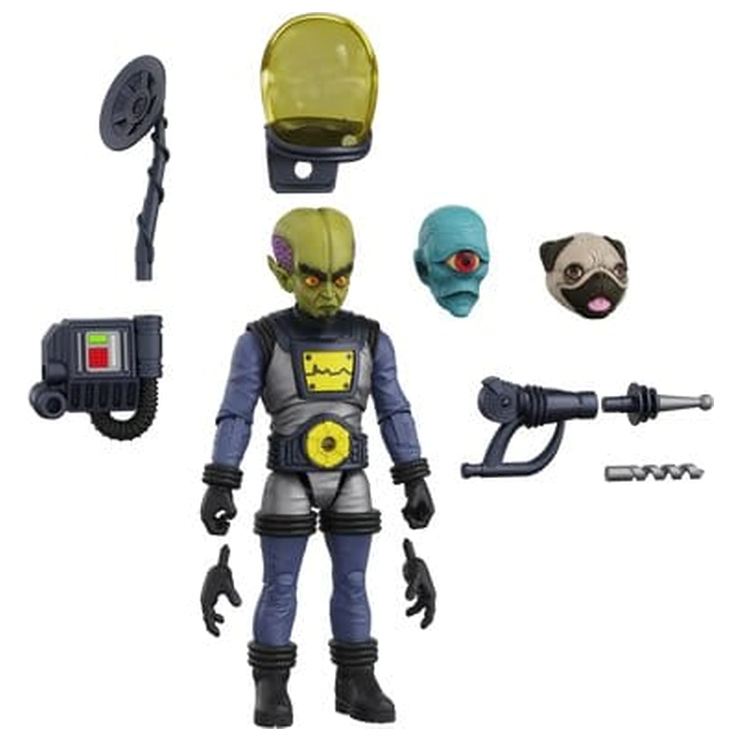 Hero H.A.C.K.S. Core Action Figur 1/18 Heroes and Villains Wave 1 Zarko Resources Inc.: Galactic Prospectors Produktfoto
