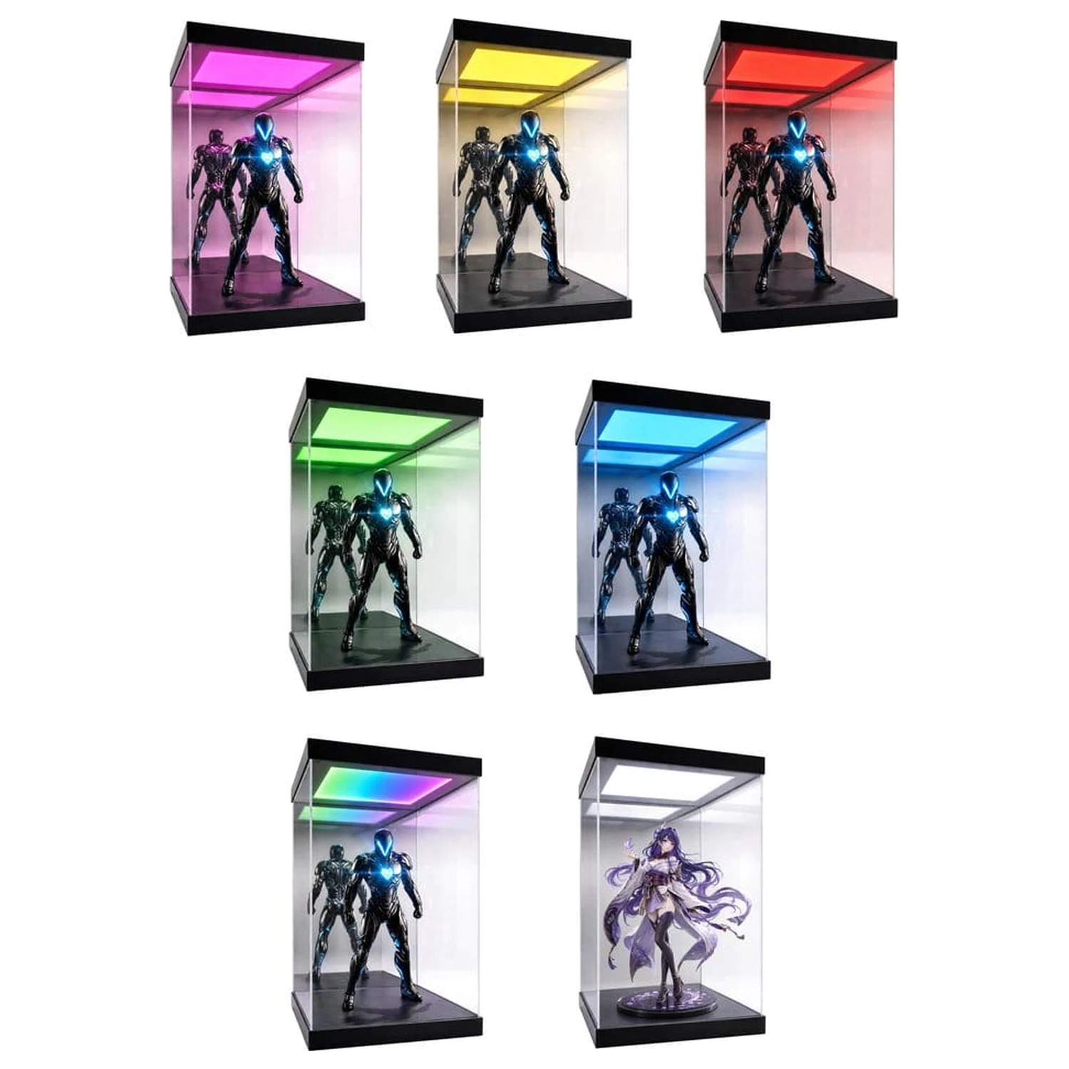 Hero Stage Shine and Slide Acryl 1/6 Figuren Vitrine Produktfoto
