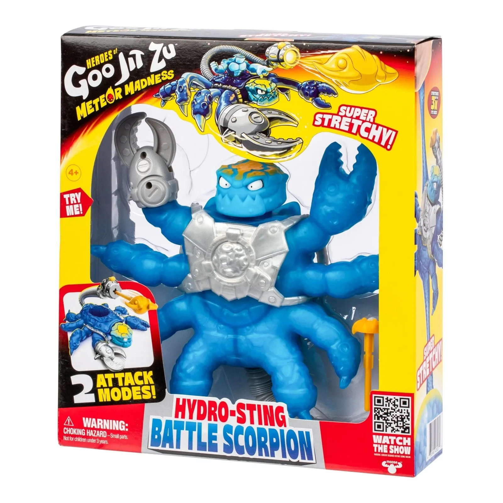 Heroes of Goo Jit Zu Meteor Madness Stretch Figur Battle Scorpion Hydro Sting 22 cm Produktfoto