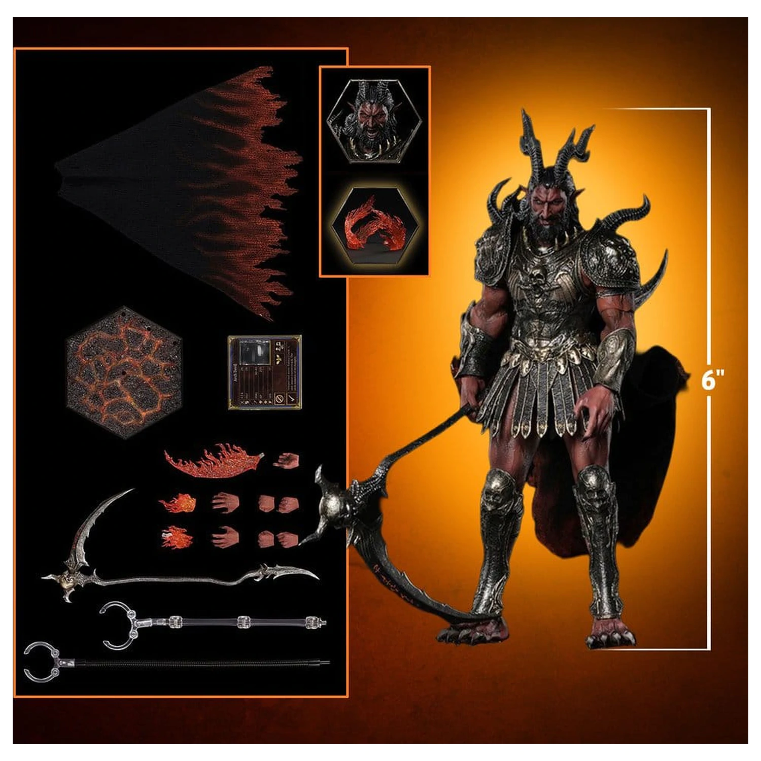 Heroes of Might and Magic III Actionfigur 1/12 Arch Devil (Deluxe Version) 15 cm Produktfoto