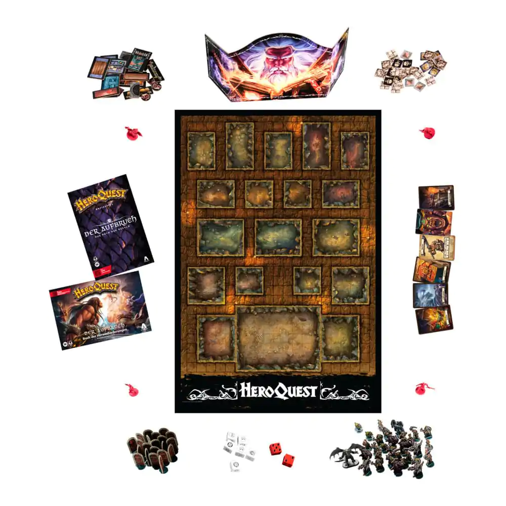 HeroQuest Brettspiel Der Aufbruch *Deutsche Version* Produktfoto