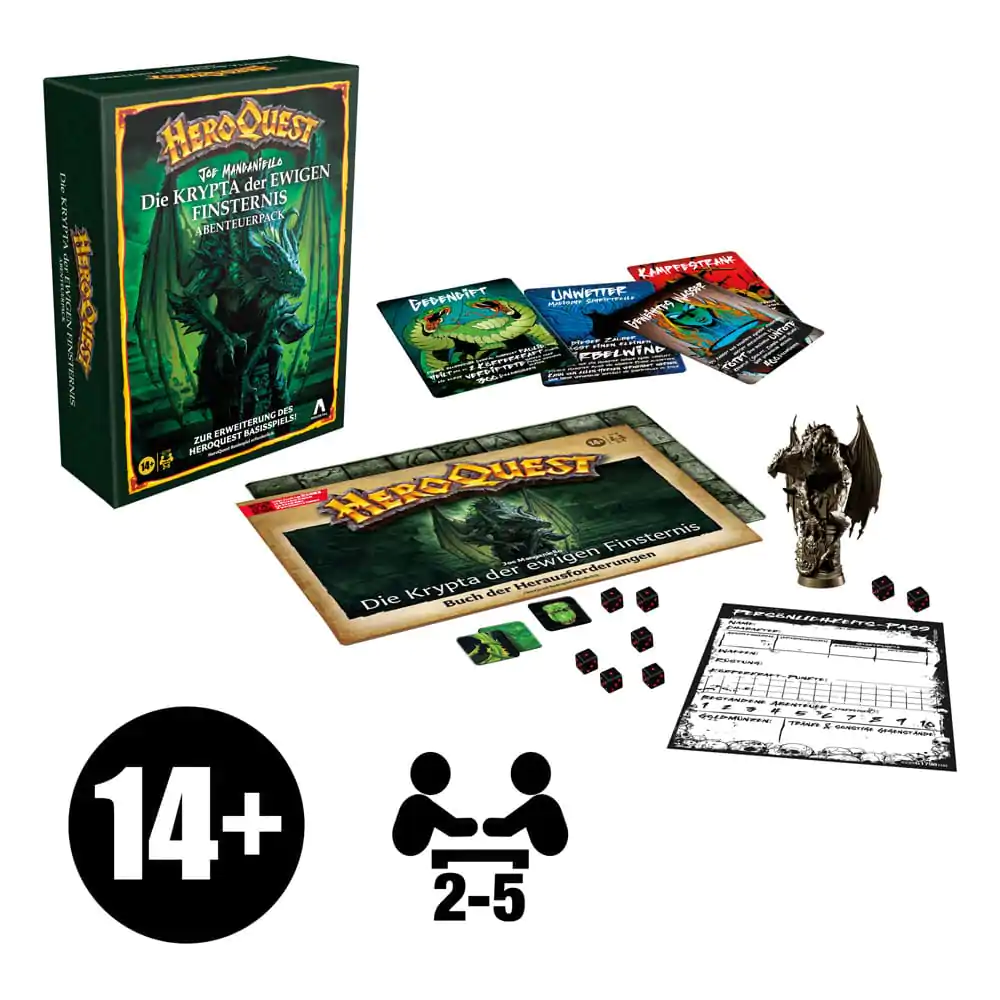 HeroQuest Brettspiel Erweiterung Die Krypta der ewigen Finsternis Quest Pack *German Version* Produktfoto