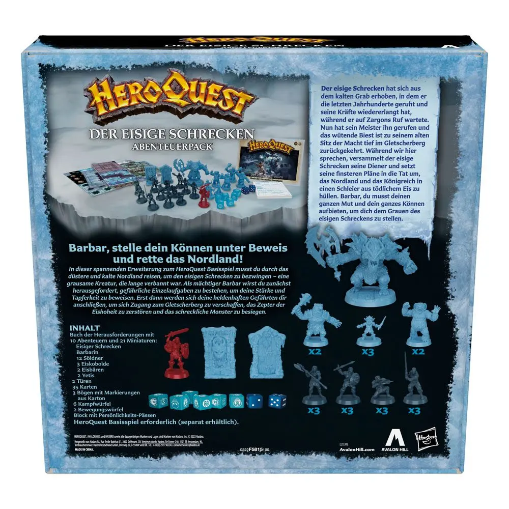 HeroQuest Brettspiel-Erweiterung Der eisige Schrecken Abenteuerpack deutsch termékfotó