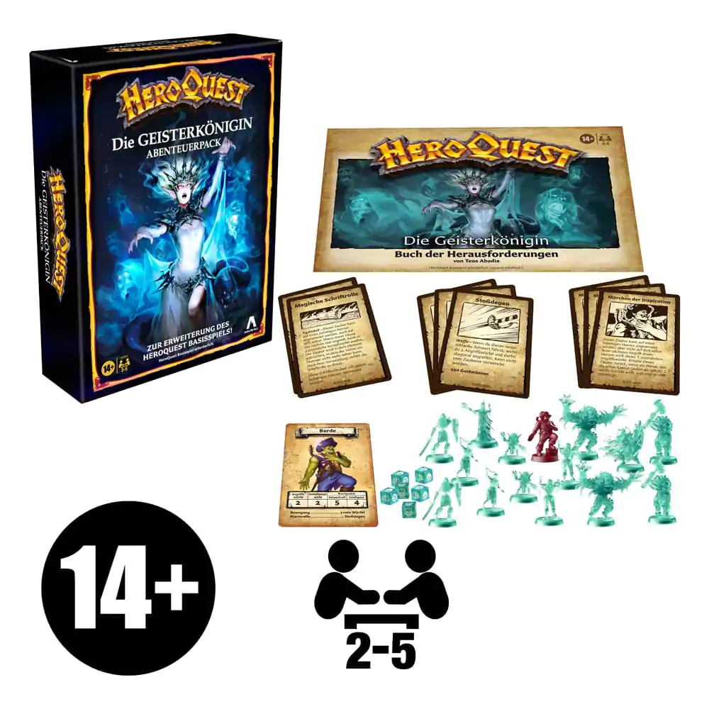 HeroQuest Brettspiel-Erweiterung Die Geisterkönigin Abenteuerpack *Deutsche Version* termékfotó