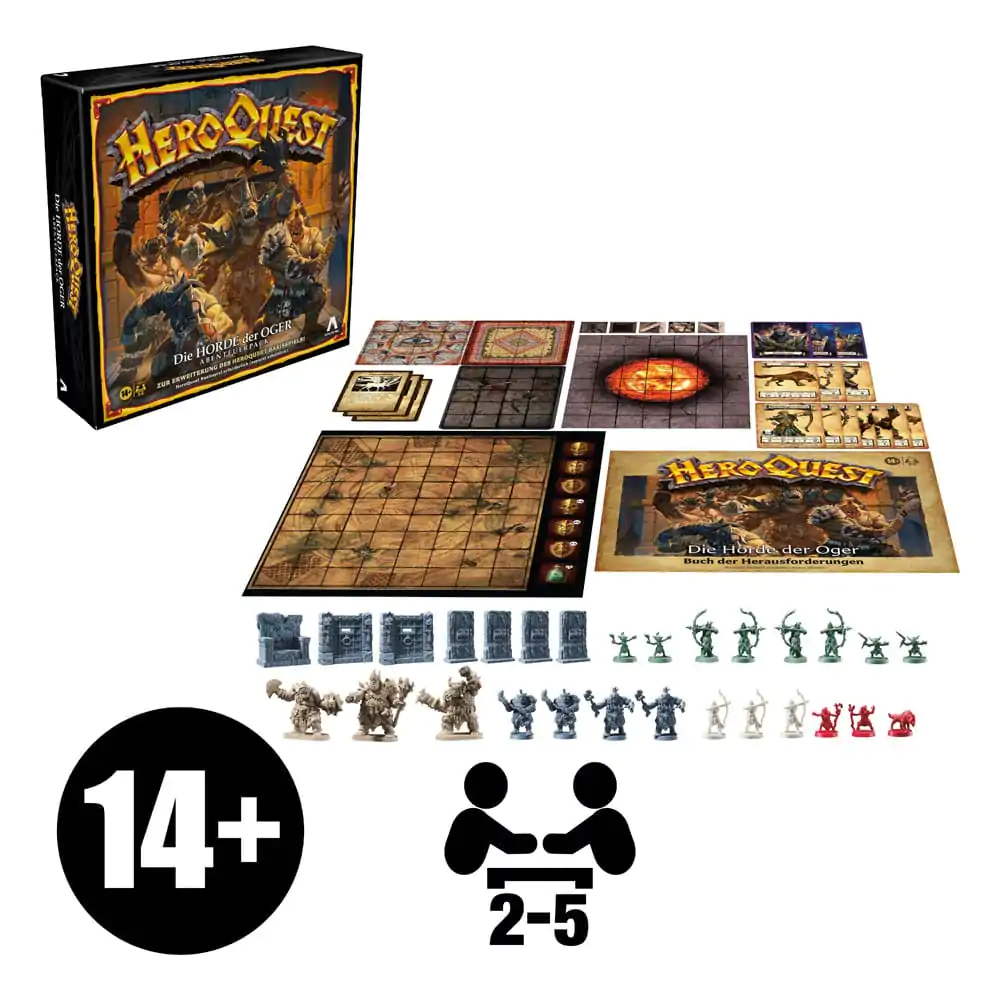 HeroQuest Brettspiel-Erweiterung Die Horde der Oger Abenteuerpack *Deutsche Version* termékfotó