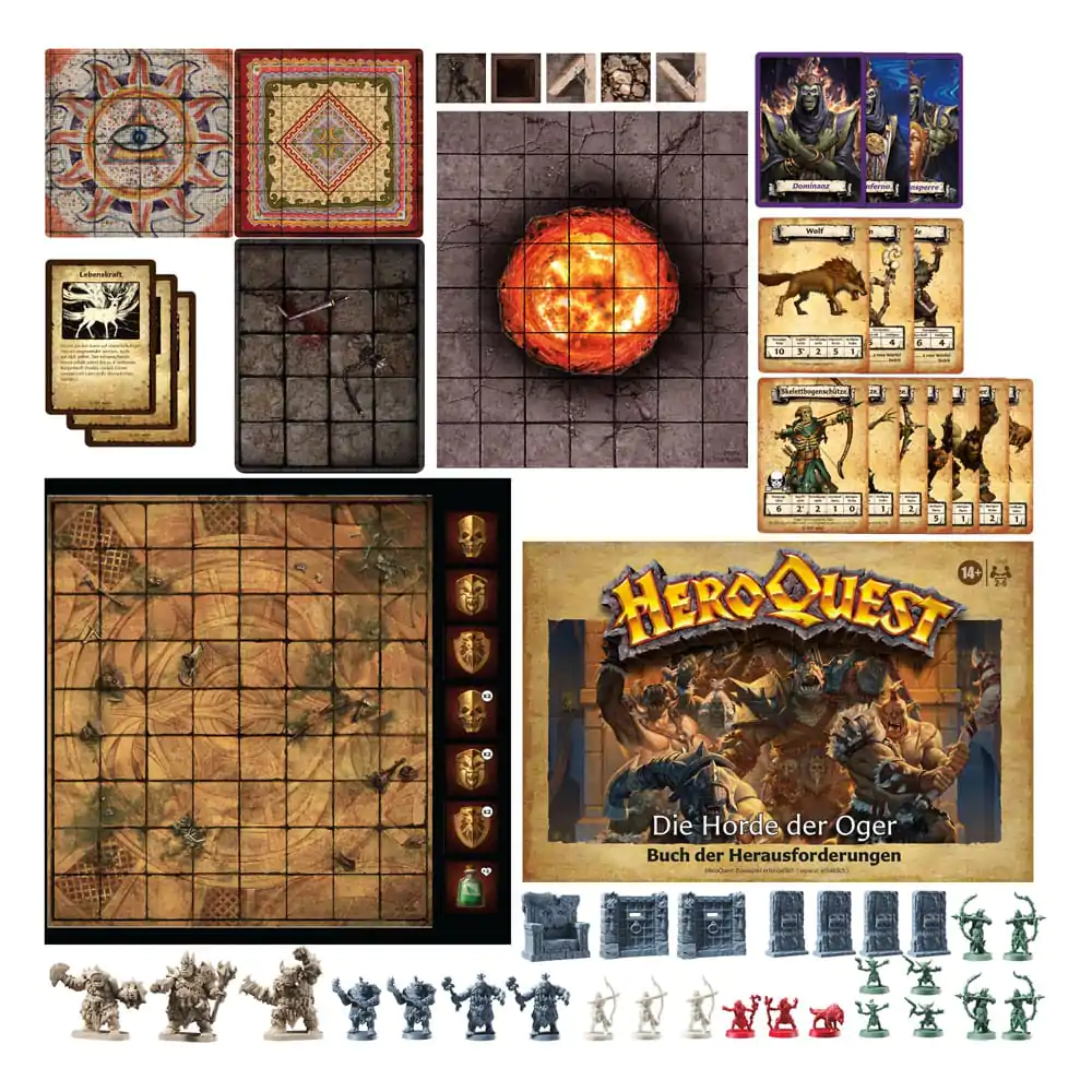 HeroQuest Brettspiel-Erweiterung Die Horde der Oger Abenteuerpack *Deutsche Version* termékfotó