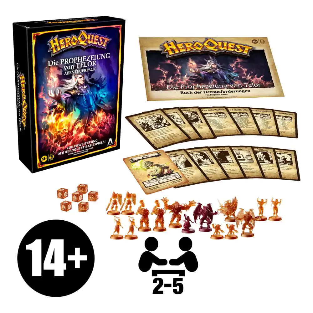 HeroQuest Brettspiel-Erweiterung Die Prophezeiung von Telor Abenteuerpack *Deutsche Version* Produktfoto