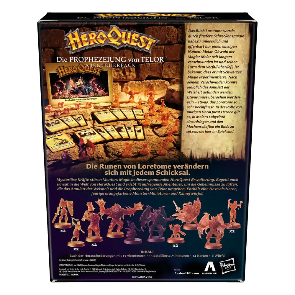 HeroQuest Brettspiel-Erweiterung Die Prophezeiung von Telor Abenteuerpack *Deutsche Version* Produktfoto