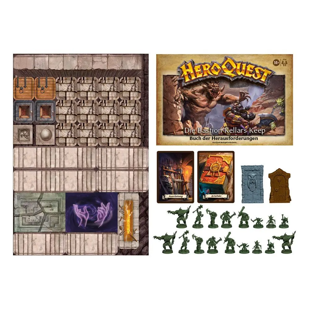 HeroQuest Brettspiel Expansion HeroQuest Die Bastion Kellars Keep Quest Pack german Produktfoto