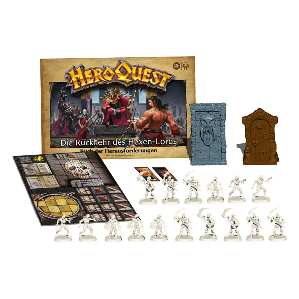 HeroQuest Brettspiel Expansion HeroQuest Die Rückkehr des Hexen-Lords Quest Pack german Produktfoto