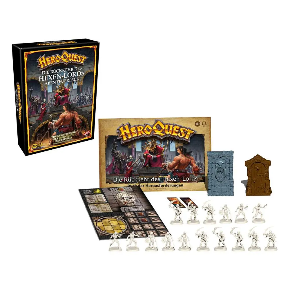 HeroQuest Brettspiel Expansion HeroQuest Die Rückkehr des Hexen-Lords Quest Pack german Produktfoto