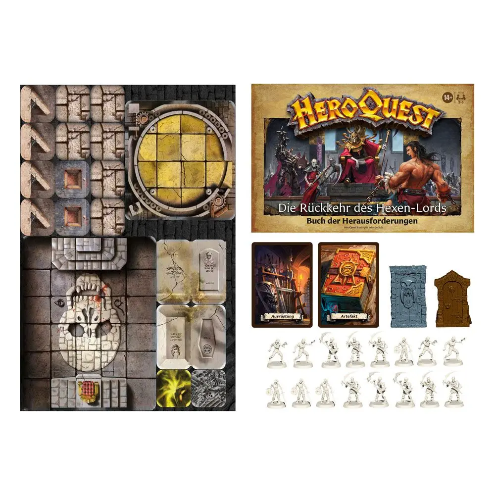 HeroQuest Brettspiel Expansion HeroQuest Die Rückkehr des Hexen-Lords Quest Pack german Produktfoto