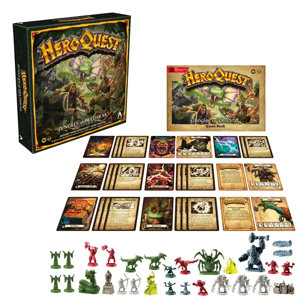 HeroQuest Brettspiel-Erweiterung Jungles of Delthrak Abenteuerpack *Englische Version* termékfotó