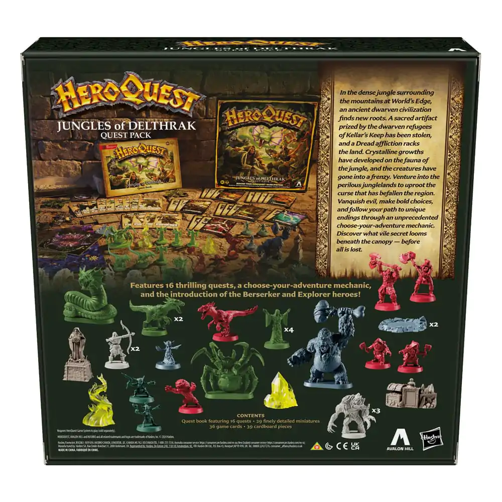 HeroQuest Brettspiel-Erweiterung Jungles of Delthrak Abenteuerpack *Englische Version* termékfotó