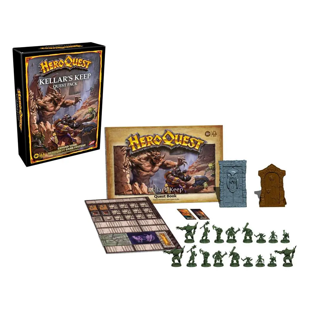 HeroQuest Brettspiel-Erweiterung Kellar's Keep Abenteuerpack englisch Produktfoto