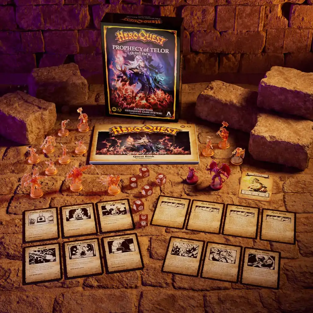 HeroQuest Brettspiel-Erweiterung Prophecy of Telor Abenteuerpack *Englische Version* Produktfoto