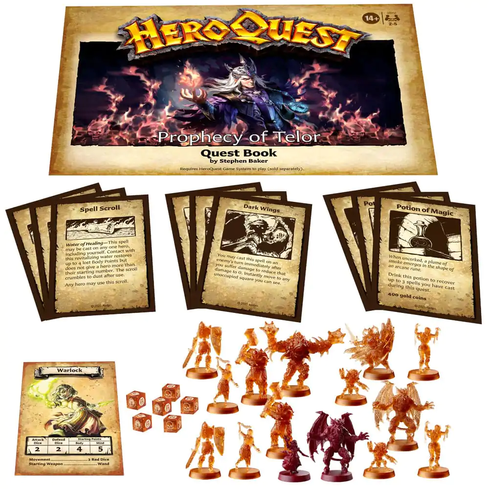 HeroQuest Brettspiel-Erweiterung Prophecy of Telor Abenteuerpack *Englische Version* Produktfoto