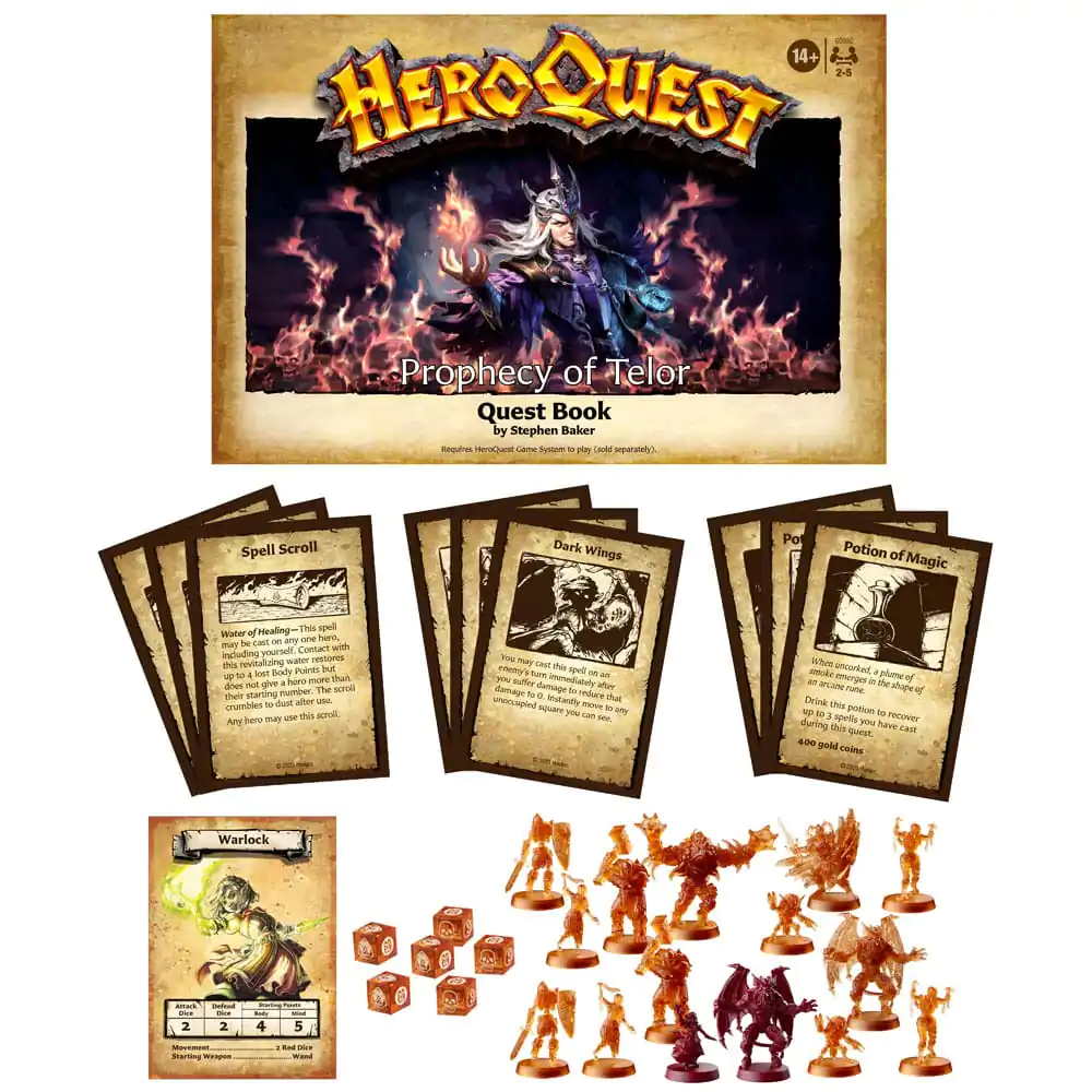 HeroQuest Brettspiel-Erweiterung Prophecy of Telor Abenteuerpack *Englische Version* Produktfoto