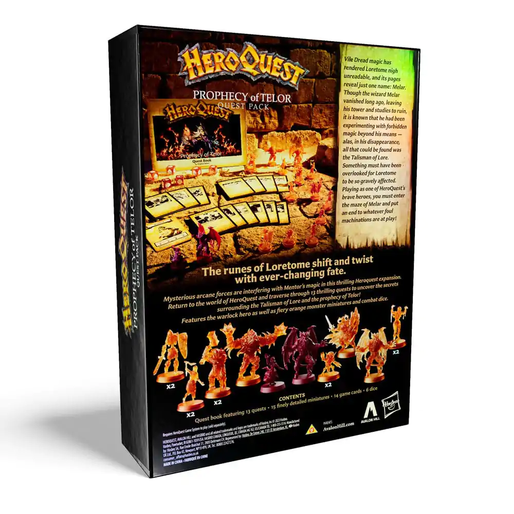 HeroQuest Brettspiel-Erweiterung Prophecy of Telor Abenteuerpack *Englische Version* Produktfoto