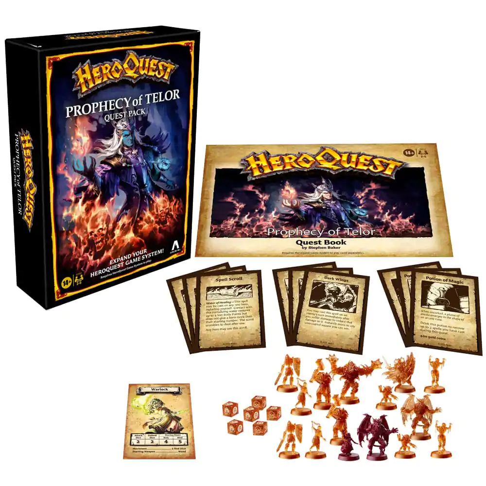 HeroQuest Brettspiel-Erweiterung Prophecy of Telor Abenteuerpack *Englische Version* Produktfoto