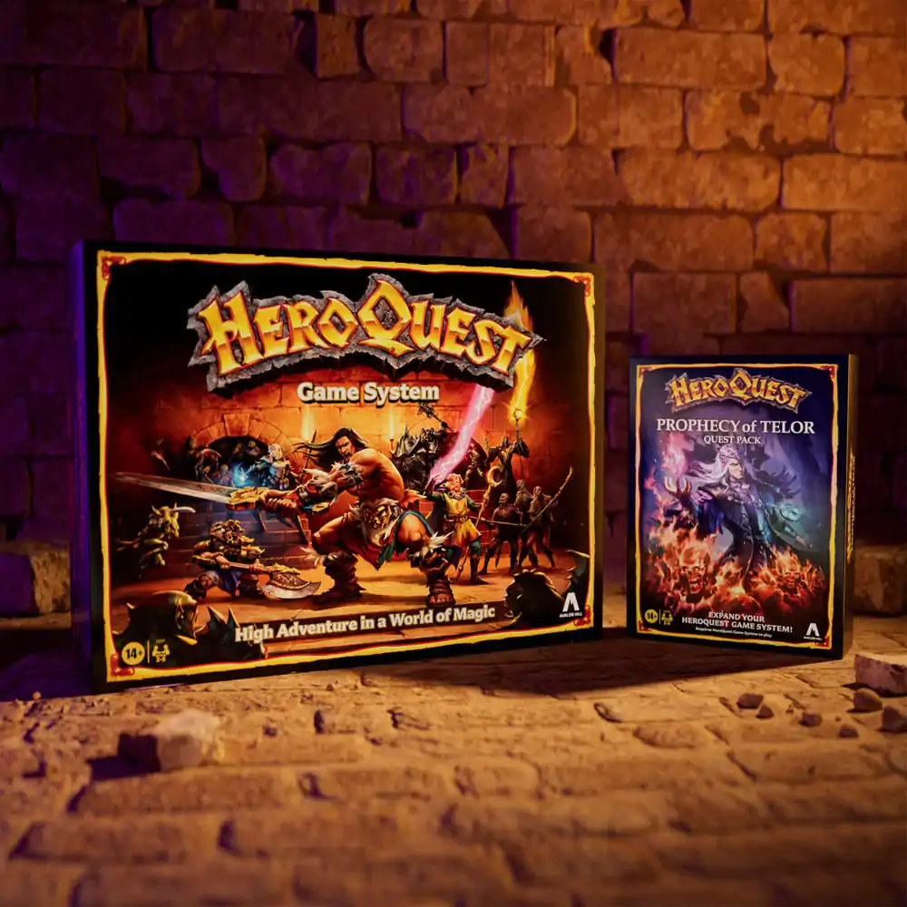 HeroQuest Brettspiel-Erweiterung Prophecy of Telor Abenteuerpack *Englische Version* Produktfoto