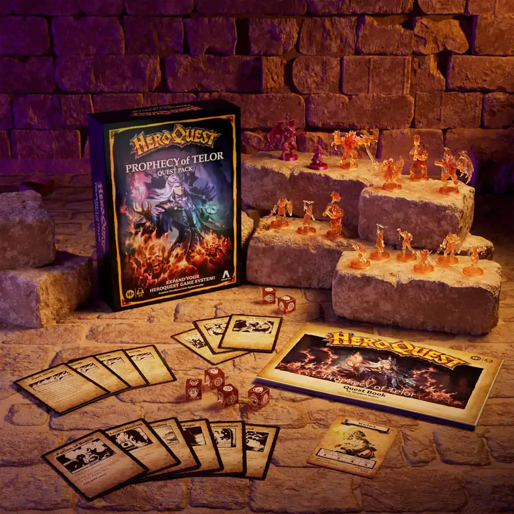 HeroQuest Brettspiel-Erweiterung Prophecy of Telor Abenteuerpack *Englische Version* Produktfoto