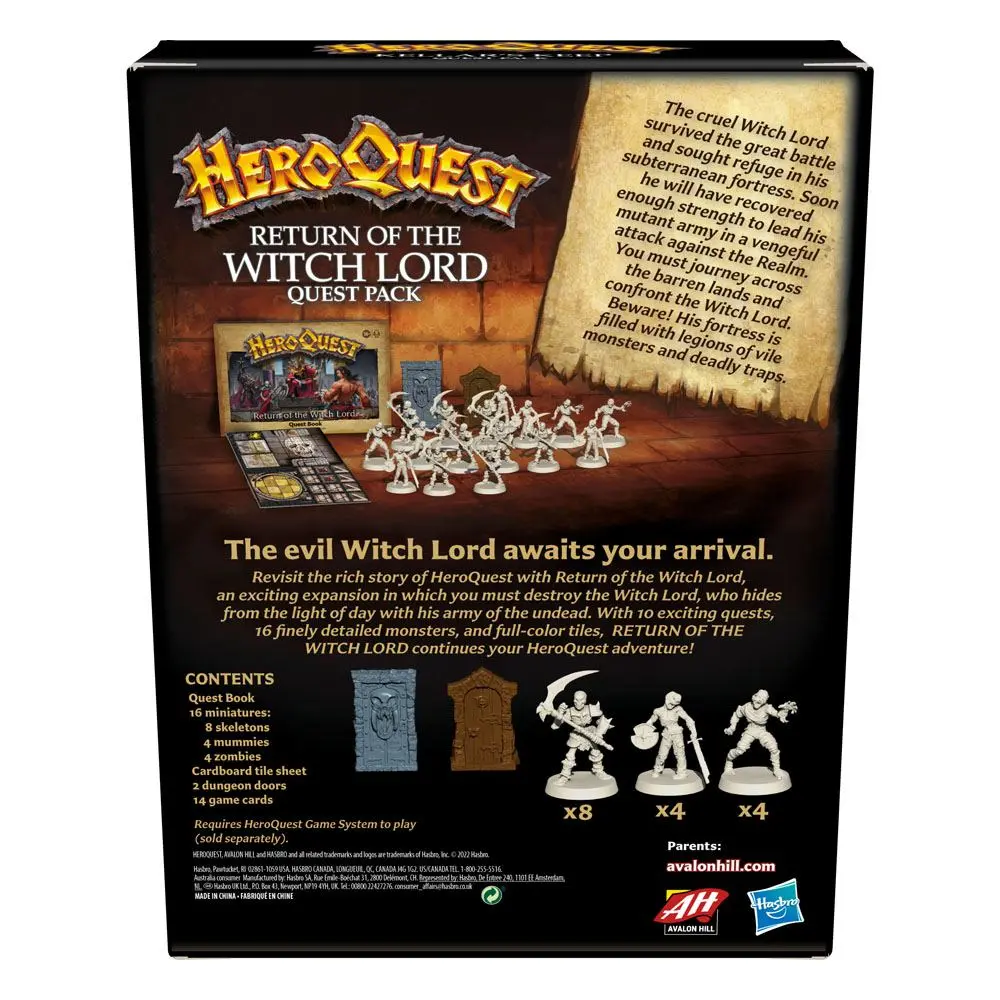 HeroQuest Brettspiel-Erweiterung Return of the Witch Lord Abenteuerpack englisch termékfotó