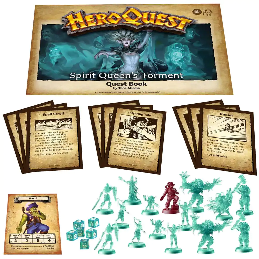 HeroQuest Brettspiel-Erweiterung Spirit Queen&#039;s Torment Abenteuerpack *Englische Version* Produktfoto