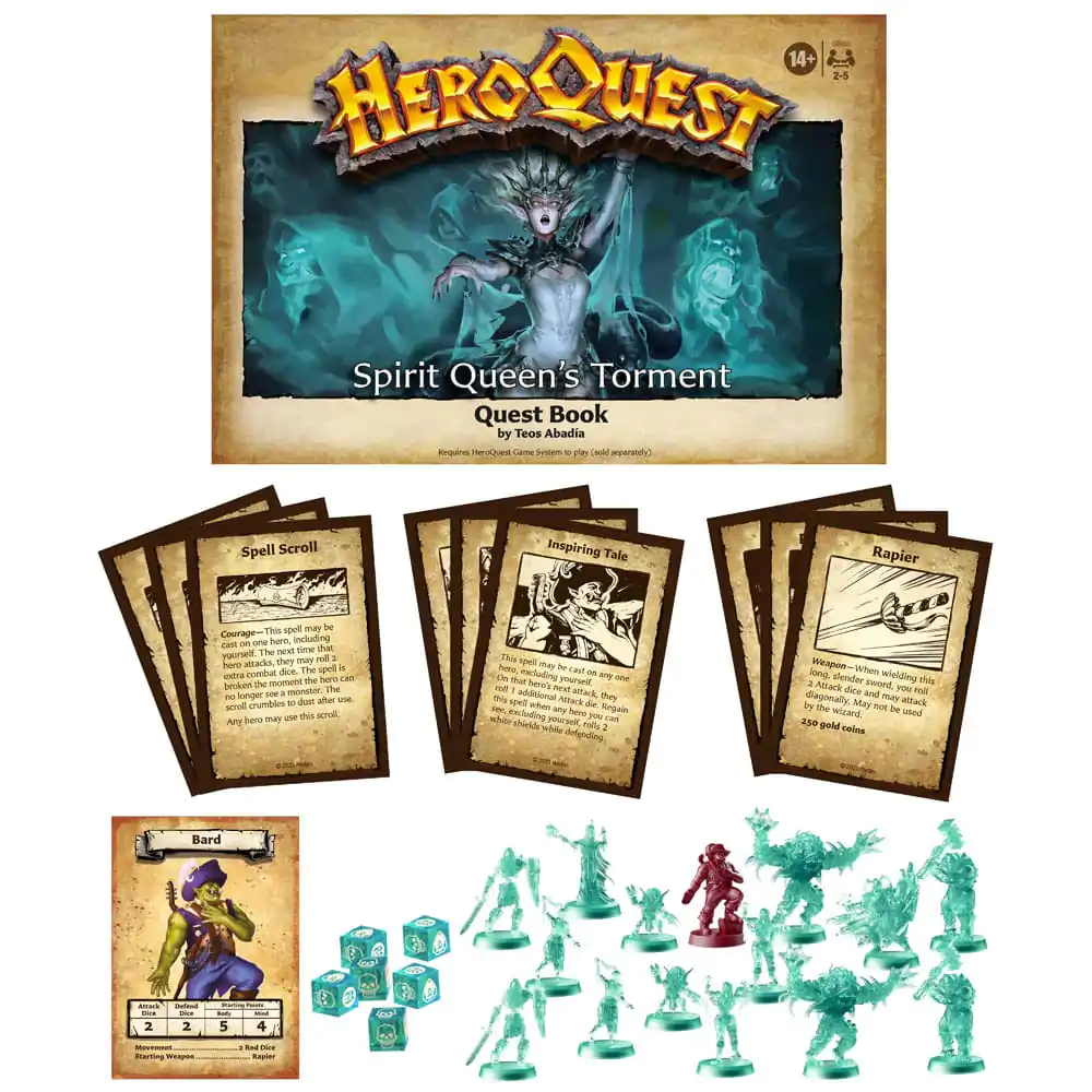 HeroQuest Brettspiel-Erweiterung Spirit Queen&#039;s Torment Abenteuerpack *Englische Version* Produktfoto