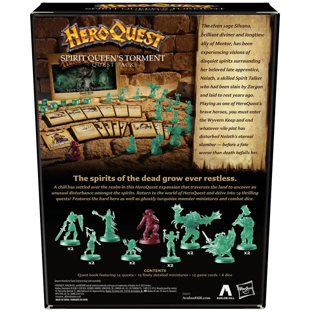 HeroQuest Brettspiel-Erweiterung Spirit Queen&#039;s Torment Abenteuerpack *Englische Version* Produktfoto