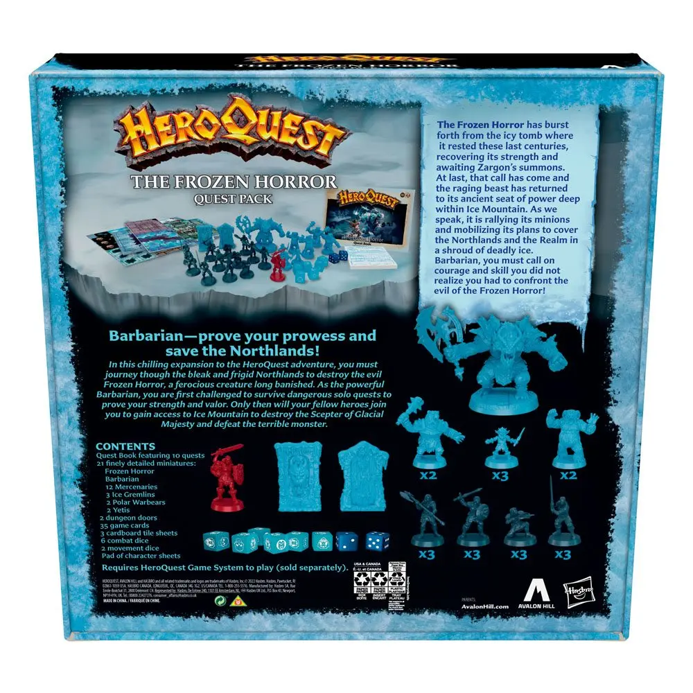 HeroQuest Brettspiel Expansion The Frozen Horror Quest Pack Englische Version termékfotó