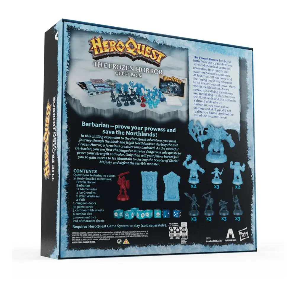 HeroQuest Brettspiel Expansion The Frozen Horror Quest Pack Englische Version termékfotó