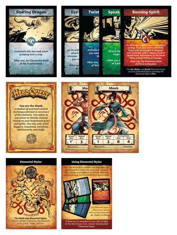 HeroQuest Hero Collection Miniaturen Path of the Wandering Monk *Englische Version* Produktfoto