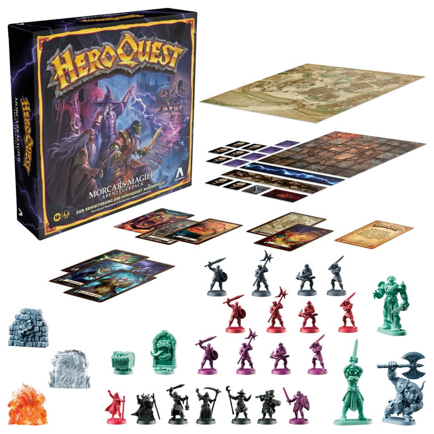 HeroQuest Brettspiel Erweiterung Morcars Magier Quest Pack *German Version* Produktfoto