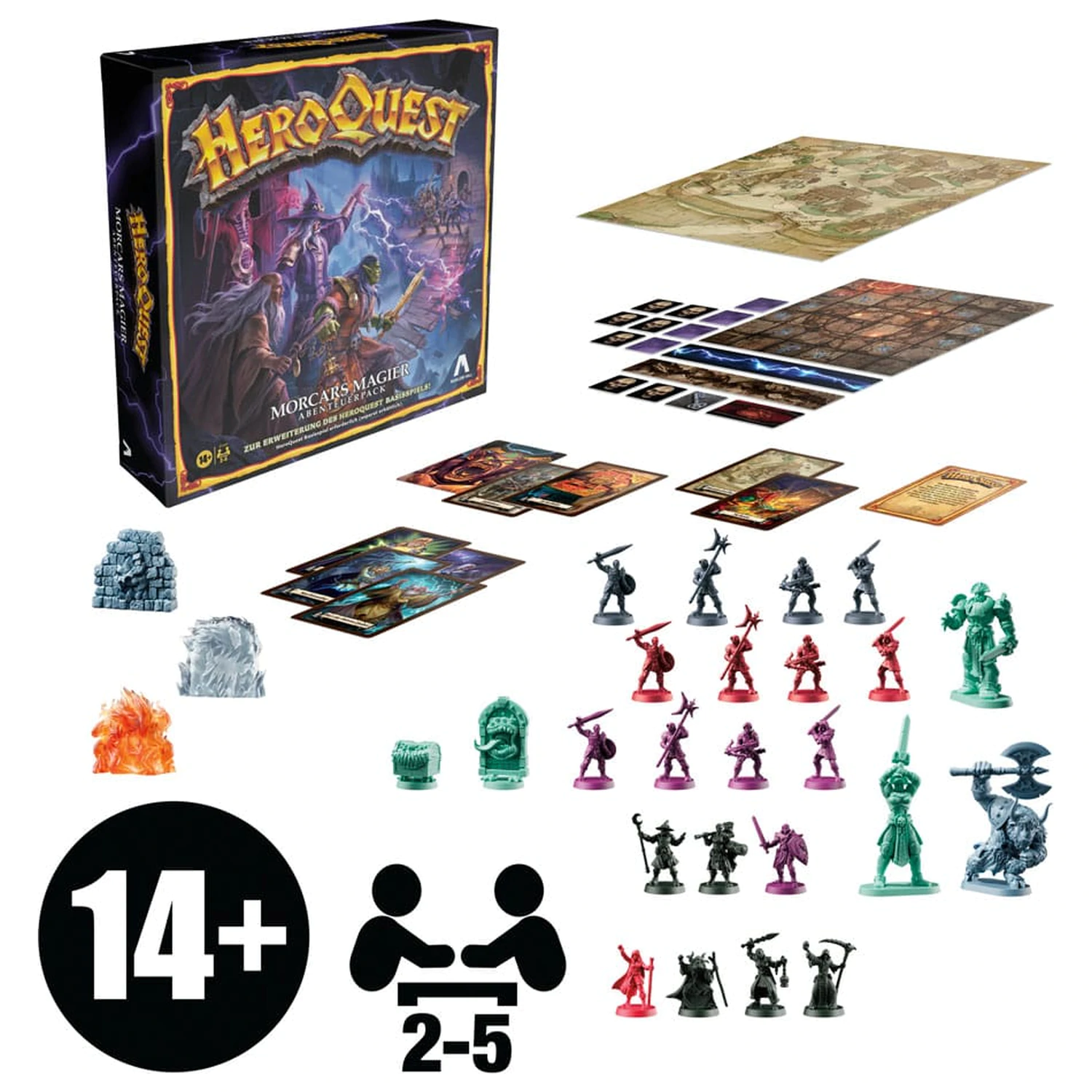 HeroQuest Brettspiel Erweiterung Morcars Magier Quest Pack *German Version* Produktfoto