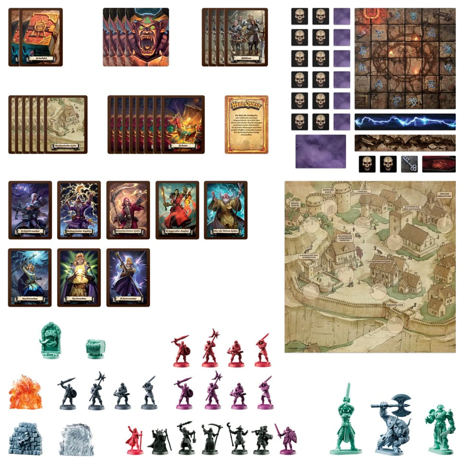 HeroQuest Brettspiel Erweiterung Morcars Magier Quest Pack *German Version* Produktfoto